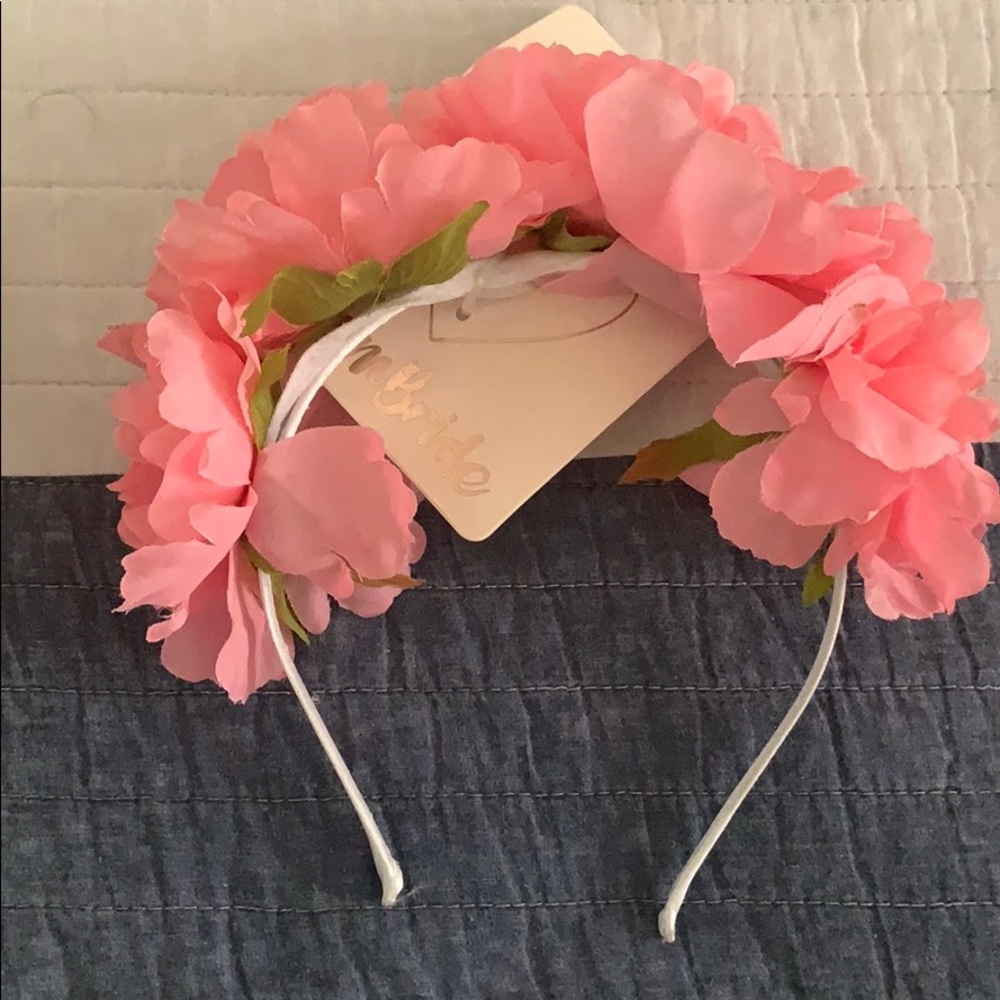 Floral little girl’s bow